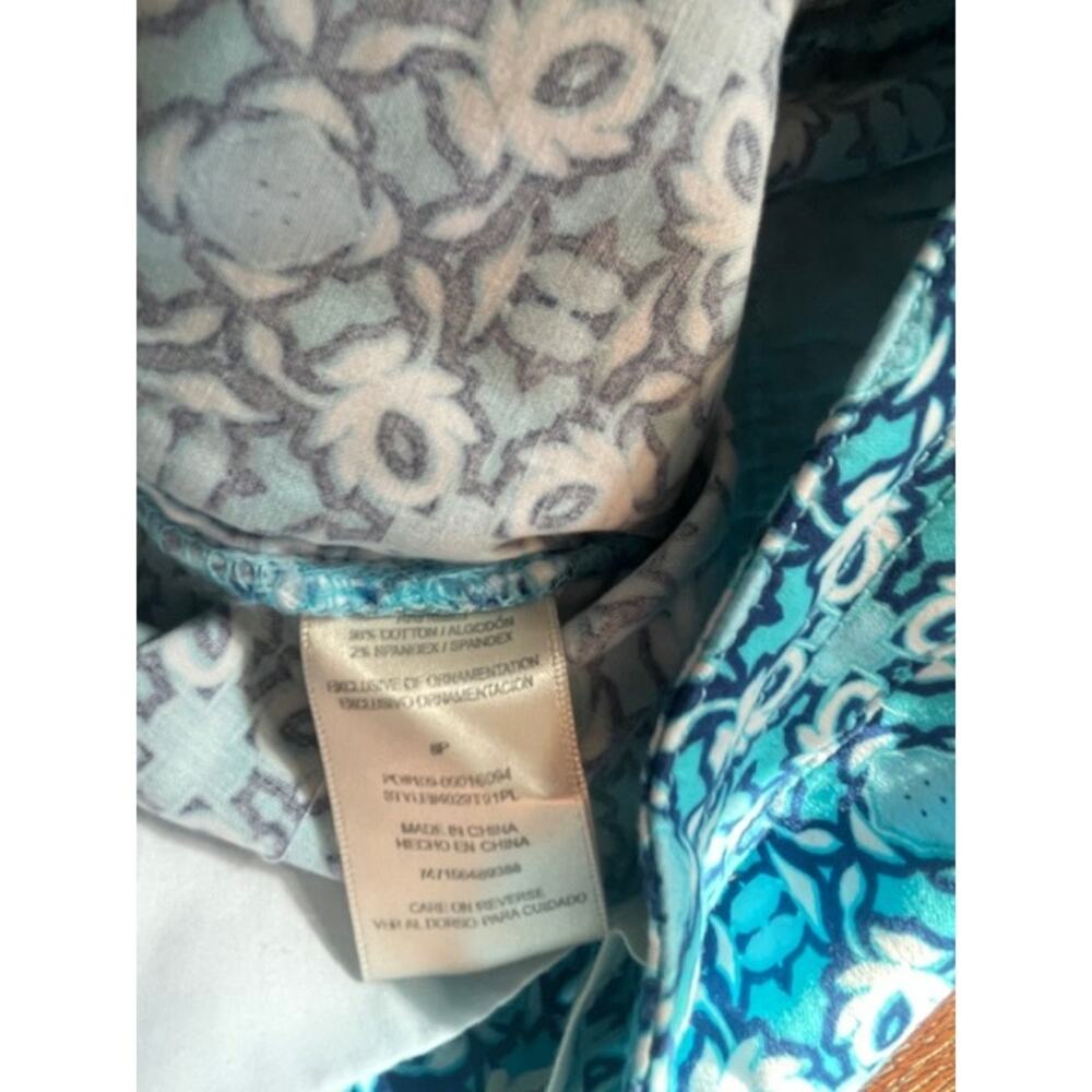 Bahama Breeze Women's Size 8 Petite Summer Shorts Blue White New with Tags! - Picture 5 of 6